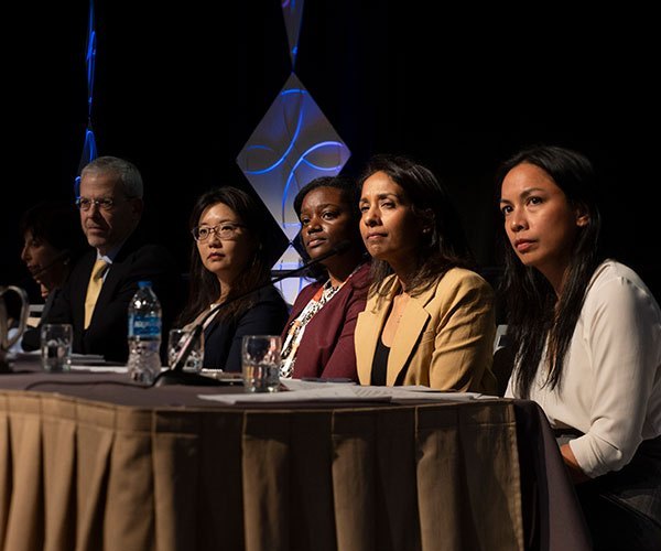 San Antonio, TX - SABCS 2024 San Antonio Breast Cancer Symposium  @ SABCS Speakers and attendees during FDA Special Session: New Drug Approvals here today, Tuesday December 10, 2024. during the San Antonio Breast Cancer Symposium being held at the Henry B. Gonzalez Convention Center in San Antonio, TX. The symposium features physicians, researchers, patient advocates and healthcare professionals from over 90 countries with the latest research on breast cancer treatment and prevention. Photo by © MedMeetingImages/Todd Buchanan 2024 Technical Questions: todd@medmeetingimages.com