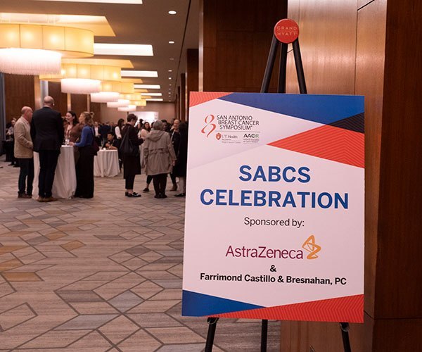 San Antonio, TX - SABCS 2024 San Antonio Breast Cancer Symposium  @ SABCS Speakers and attendees during SABCS Celebration event here today, Thursday December 12, 2024. during the San Antonio Breast Cancer Symposium being held at the Henry B. Gonzalez Convention Center in San Antonio, TX. The symposium features physicians, researchers, patient advocates and healthcare professionals from over 90 countries with the latest research on breast cancer treatment and prevention. Photo by © MedMeetingImages/Todd Buchanan 2024 Technical Questions: todd@medmeetingimages.com